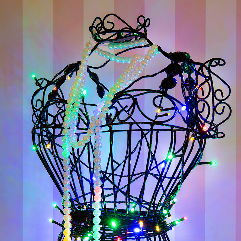 Гирлянда новогодняя светодиодная NEON-NIGHT Твинкл Лайт 15 м 120 диодов мультиколор (303-059) - Фото 3