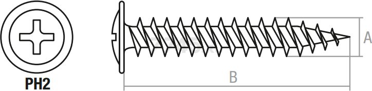 Саморез с прессшайбой 4,2х14 мм цинк острый STARFIX 16000 штук (SM-32765-16000) - Фото 2