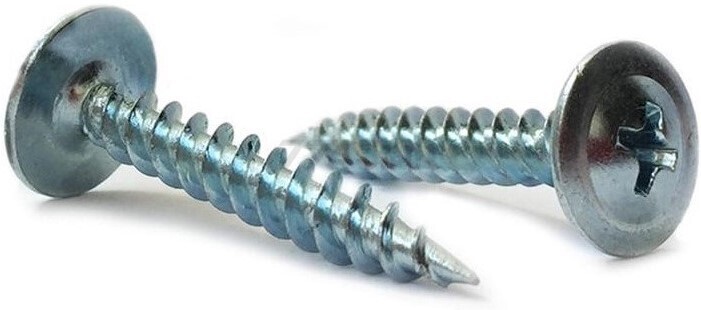 Саморез с прессшайбой 4,2х16 мм цинк острый STARFIX 50 штук (SMZ1-32767-50)