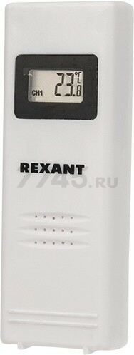 Электронный термометр с часами и беспроводным выносным датчиком REXANT (70-0592) - Фото 3