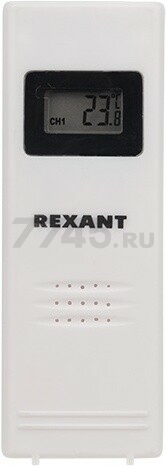 Электронный термометр с часами и беспроводным выносным датчиком REXANT (70-0592) - Фото 4