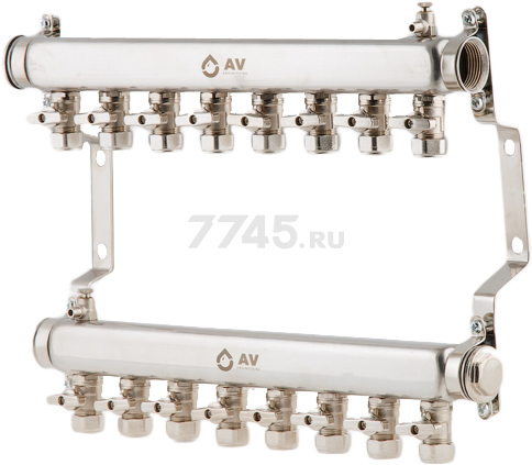 Коллекторная группа AVE134, 8 выходов AV ENGINEERING (AVE13400108) - Фото 2