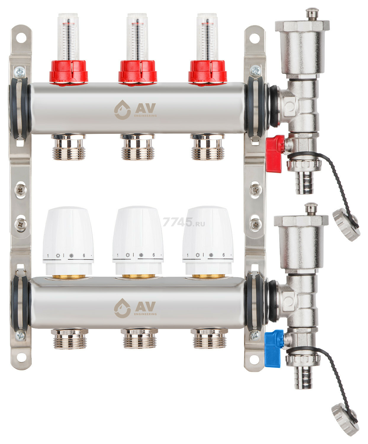 Коллекторная группа AVE136, 3 выхода AV ENGINEERING (AVE13600103)