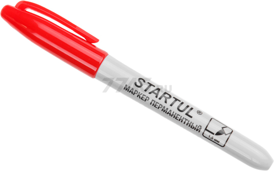 Маркер перманентный фетровый STARTUL Profi красный (ST4350-03)