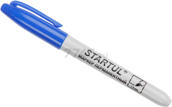 Маркер перманентный фетровый STARTUL Profi синий (ST4350-02)