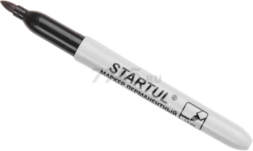 Маркер перманентный фетровый STARTUL Profi черный (ST4350-01) - Фото 2