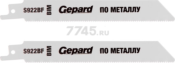 Полотно для сабельной пилы GEPARD по металлу S922BF 150 мм 2 штуки (GP0618-24)