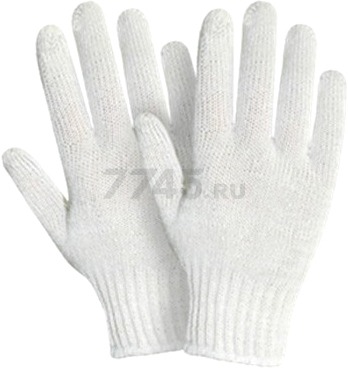 Перчатки хлопчатобумажные ВИВАТЭКС ПРО 7,5 класс белые От минимальных рисков (2056)
