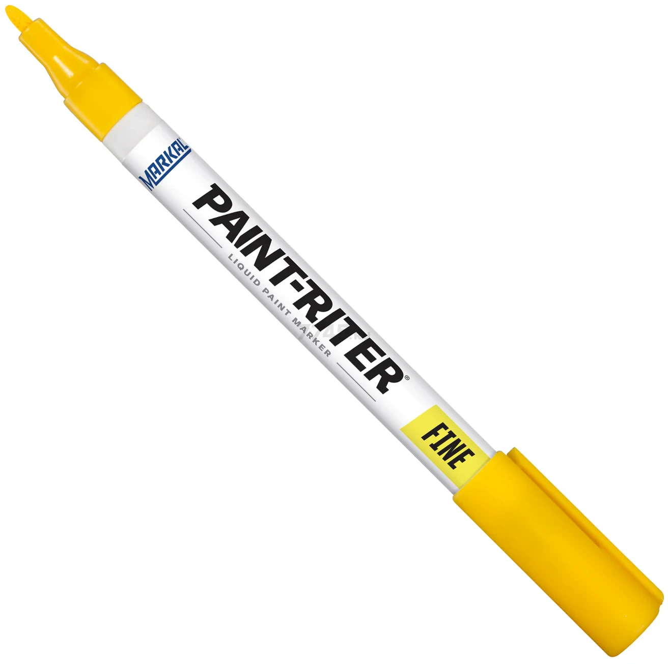 Маркер перманентный на основе жидкой краски MARKAL Paint-riter Fine желтый (96872)