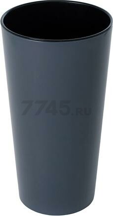 Кашпо для цветов GARDENPLAST Камелия графит (63010)