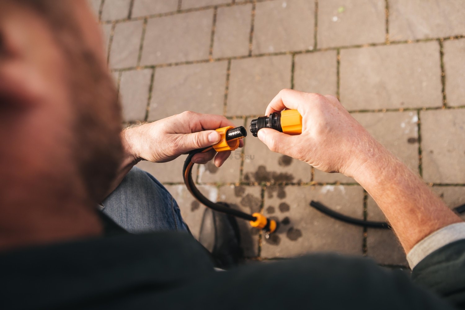 Муфта соединительная для шлангов 1/2 и 5/8 FISKARS (1023668) - Фото 3