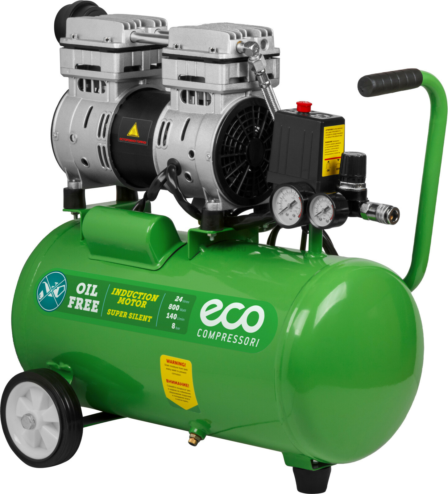 Компрессор безмасляный ECO AE-25-OF1 - Фото 6