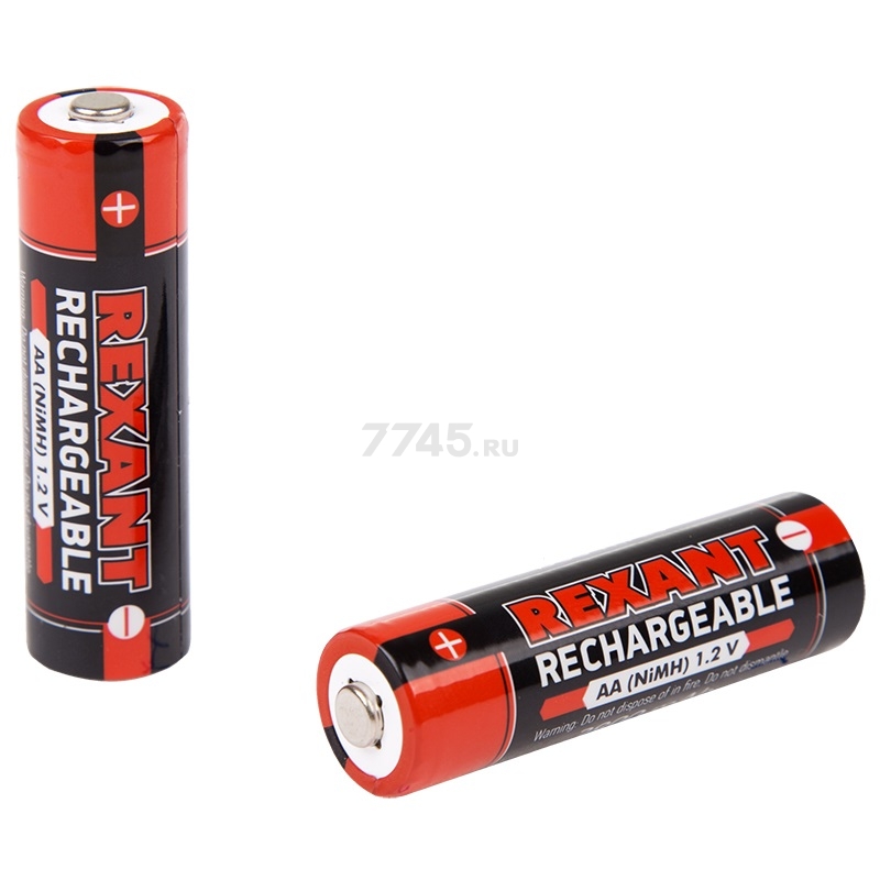 Аккумулятор АА Ni-MH REXANT 1,2 V 2800 mAh 2 штуки (30-1428) - Фото 3