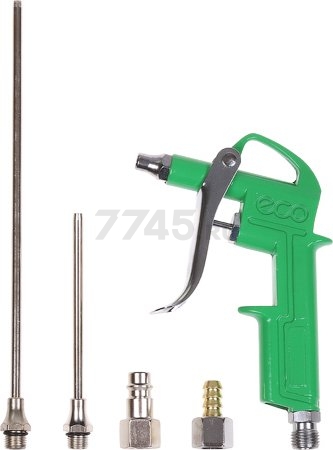 Пистолет продувочный c комплектом сопел ECO ABG-20 - Фото 9