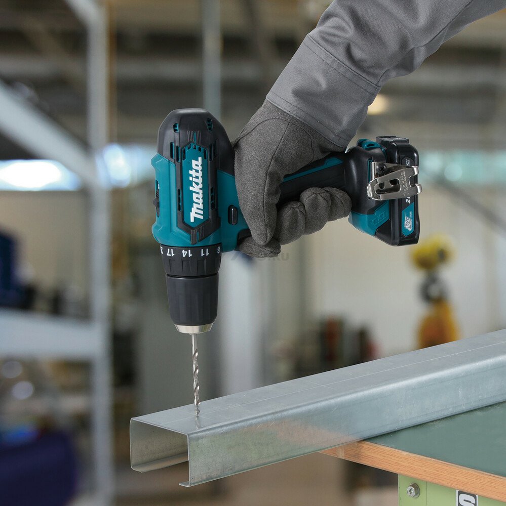 Дрель-шуруповерт аккумуляторная MAKITA DF 333 DWAE (DF333DWAE) - Фото 16