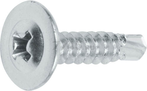 Саморез с прессшайбой 4,2х19 мм цинк со сверлом STARFIX 1000 штук (SMC2-50345-1000) - Фото 2