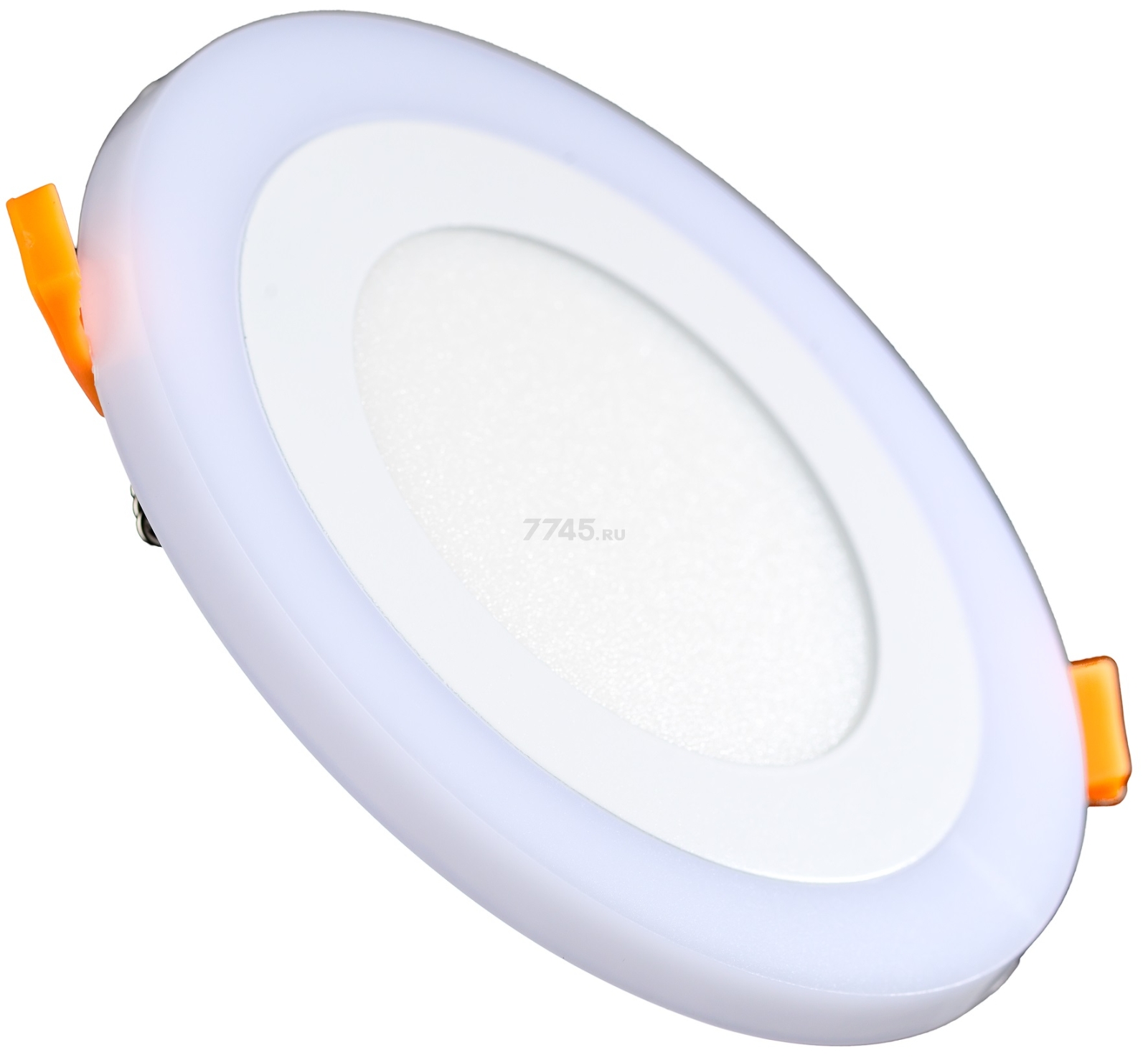 Светильник встраиваемый светодиодный 3+2 Вт 4000K TRUENERGY Color Круг с белой подсветкой (10217) - Фото 2