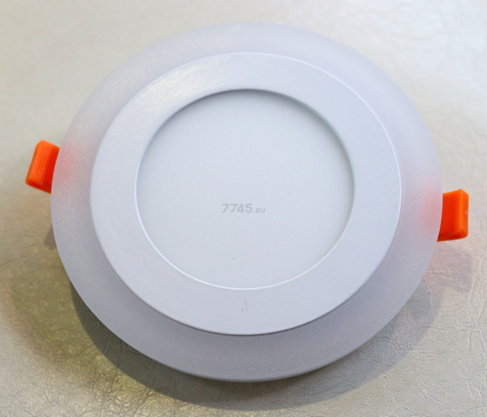 Светильник встраиваемый светодиодный 3+2 Вт 4000K TRUENERGY Color Круг с белой подсветкой (10217) - Фото 6