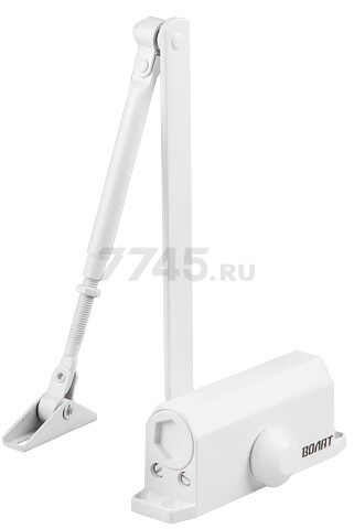 Доводчик дверной гидравлический морозостойкий ВОЛАТ 20-60 кг белый (CY-051F)