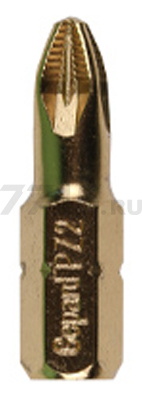 Бита для шуруповерта магнитная с титановым напылением PZ2 25 мм GEPARD 2 штуки (GP3801-25)