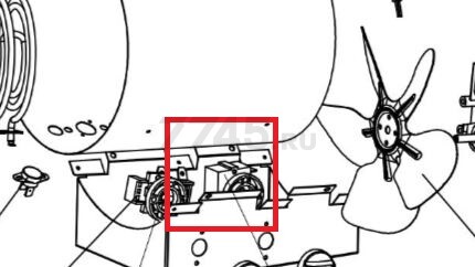 Переключатель режимов для пушки тепловой ECOTERM EHR-03/1E (BGP1308-03-12)