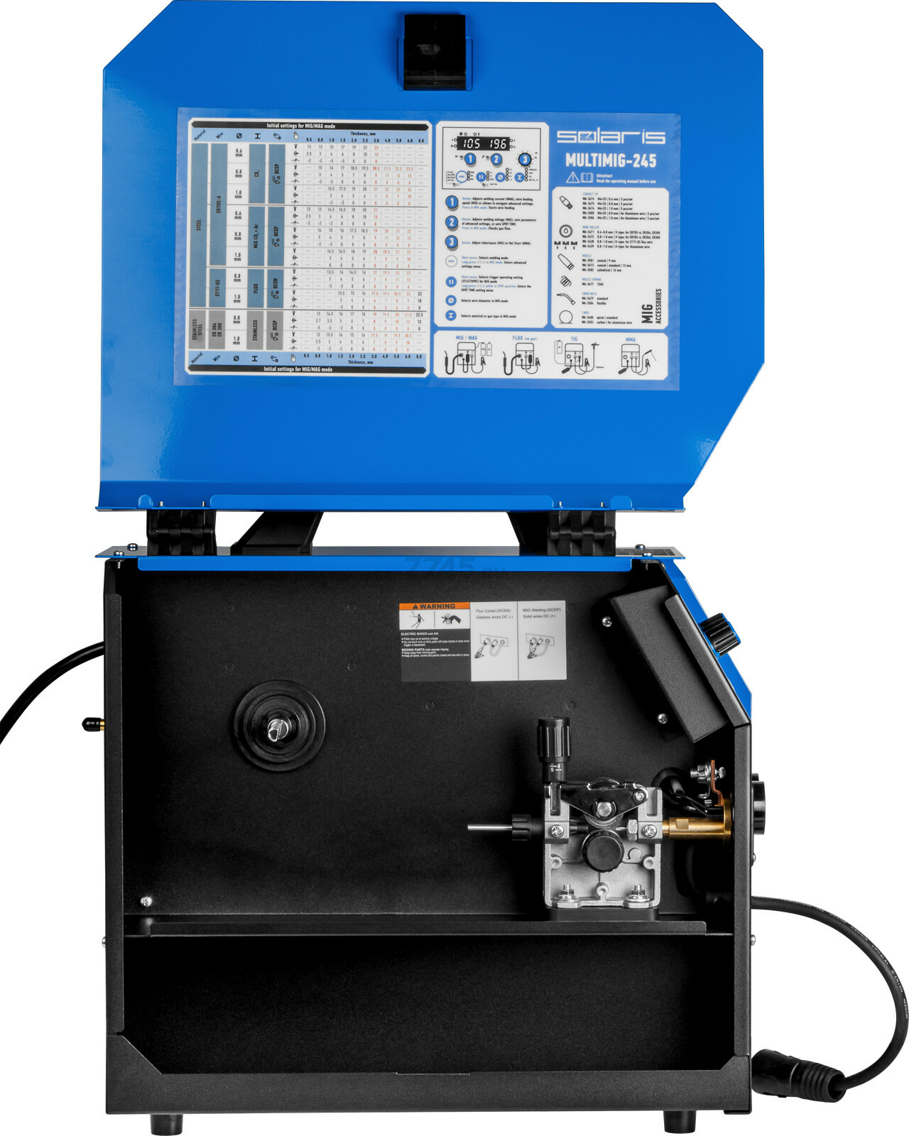 Полуавтомат сварочный SOLARIS MULTIMIG-245 - Фото 13