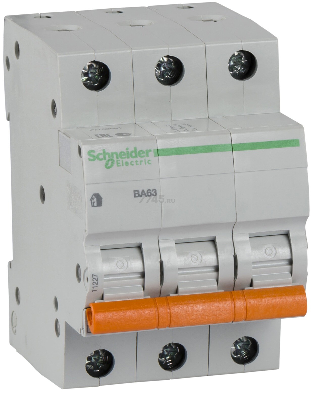 Автоматический выключатель SYSTEME (SCHNEIDER) ELECTRIC ВА63 3P С40 (11227)