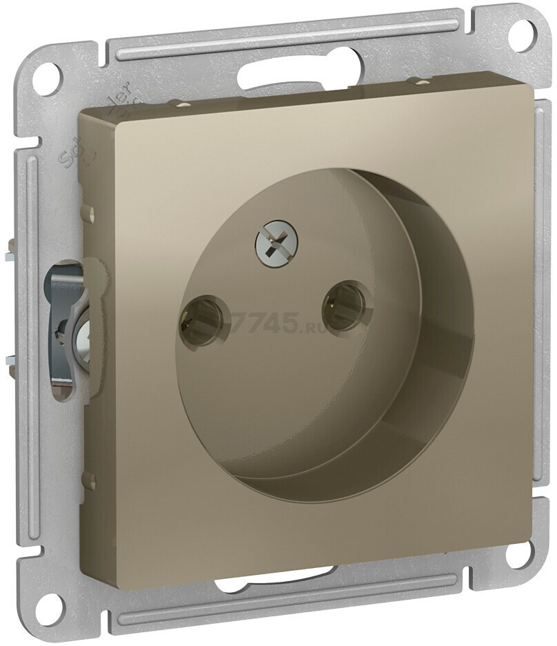 Розетка скрытая SYSTEME (SCHNEIDER) ELECTRIC AtlasDesign шампань (ATN000541)