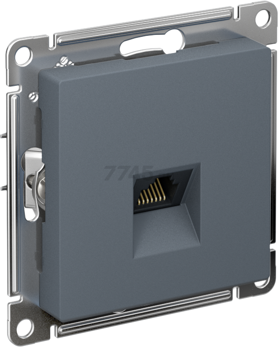 Розетка компьютерная RJ-45 SYSTEME (SCHNEIDER) ELECTRIC AtlasDesign грифель (ATN000783) - Фото 2