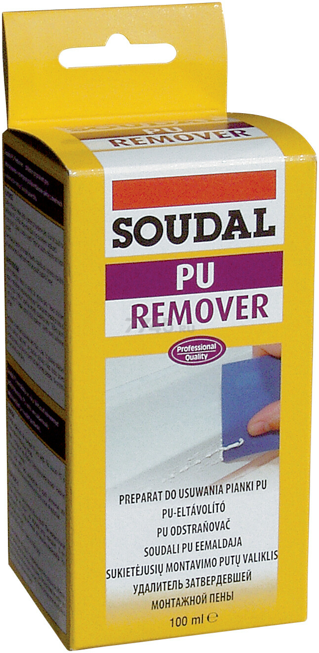 Очиститель монтажной пены SOUDAL PU-Remover 100 мл (116544)