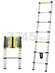 Лестница алюминиевая телескопическая 260 см STARTUL (ST9734-026) - Фото 7
