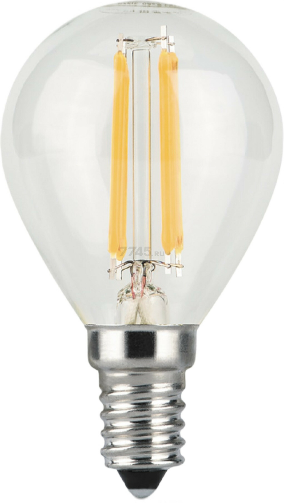 Лампа светодиодная филаментная E14 GAUSS 5 Вт 4100K (105801205)