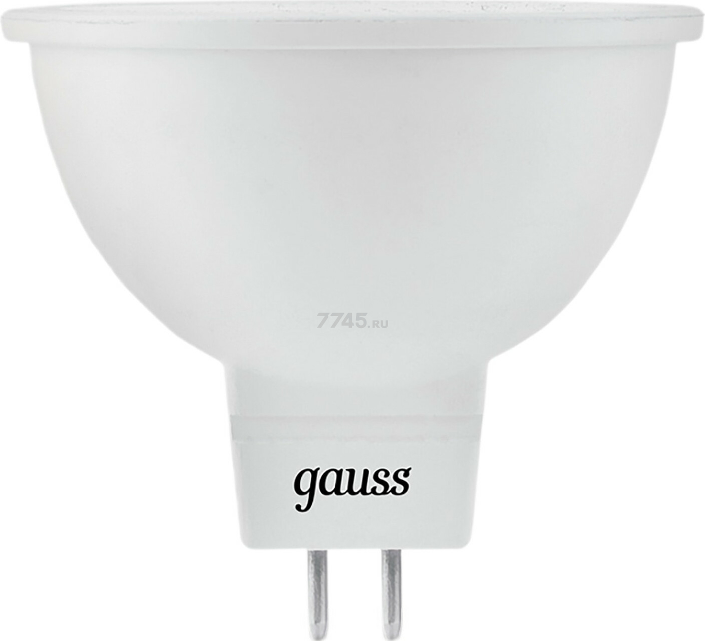 Лампа светодиодная GU5.3 GAUSS Black MR16 7 Вт 3000K (101505107)