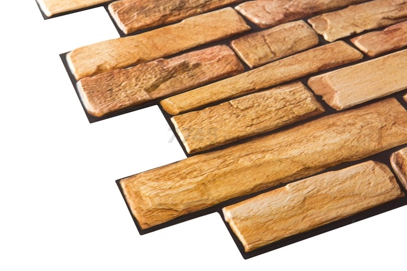 Панель ПВХ GRACE Сланец 0,98 м песочный (8682) - Фото 2