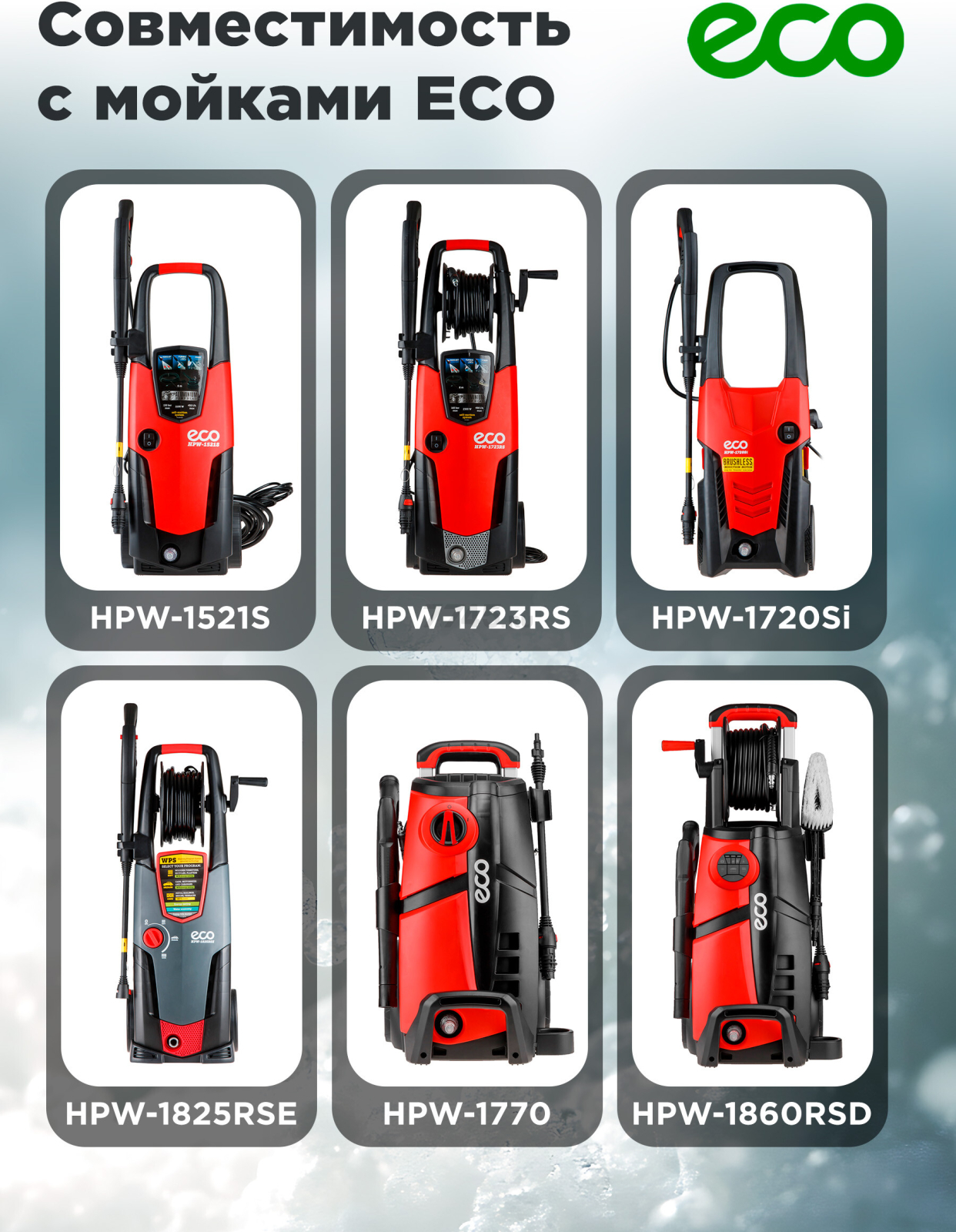 Пистолет распылительный для очистителя высокого давления ECO (HPW-X10073) - Фото 4