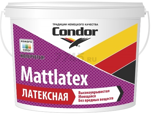 Краска латексная CONDOR Mattlatex 3,75 кг