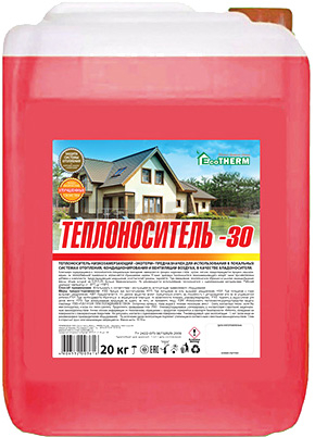 Теплоноситель ECOTHERM (-30С) 20 кг