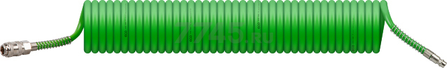 Шланг полиэтиленовый спиральный ECO 6,5/10 мм 10 м с быстросъемами (AHE-1060)