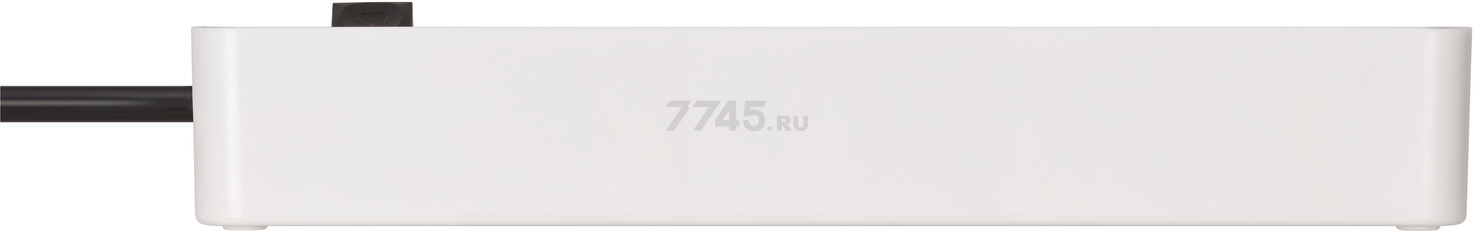 Удлинитель 1,5 м 4 розетки 2 USB-порта 3,3 кВт BRENNENSTUHL Eco-Line черный/белый (1153240026) - Фото 2