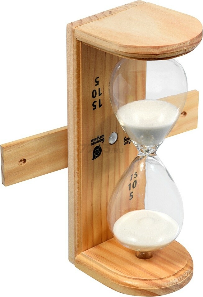 Часы песочные для бани и сауны БАННЫЕ ШТУЧКИ Люкс 6,5х9х19,5 см (18035) - Фото 2
