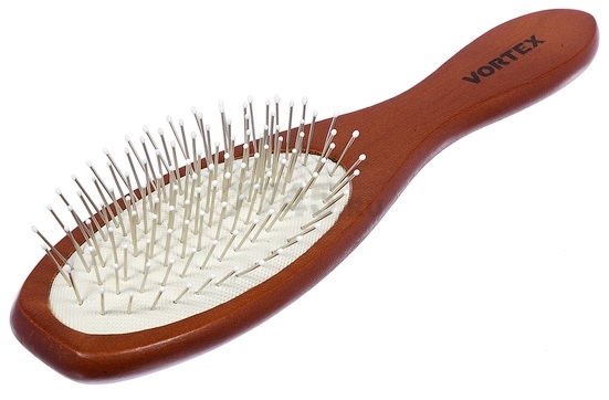 Щетка для волос VORTEX Овал коричневая (51005)