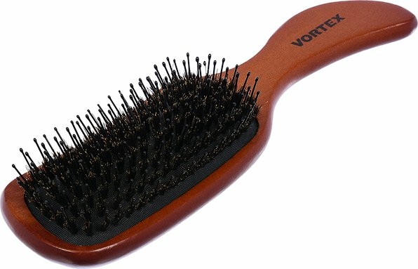 Щетка для волос VORTEX Волна массажная коричневая (51030)