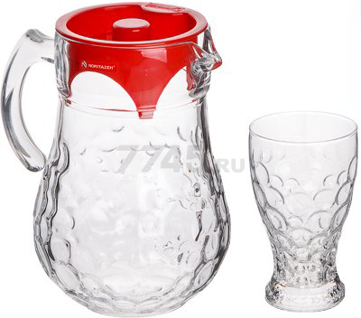 Набор 1 кувшин 1,5 л + 6 стаканов 330 мл NORITAZEH Melani (332101W)