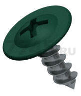 Саморез с прессшайбой 4,2х16 мм цинк острый RAL 6005 STARFIX 500 штук (SMC1-39904-500)