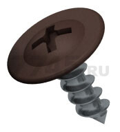 Саморез с прессшайбой 4,2х16 мм цинк острый RAL 8017 STARFIX 500 штук (SMC1-73268-500)