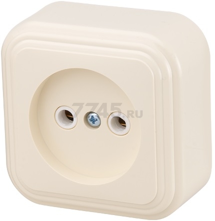 Розетка наружная ЮПИТЕР Стандарт бежевая (JP7430-04)