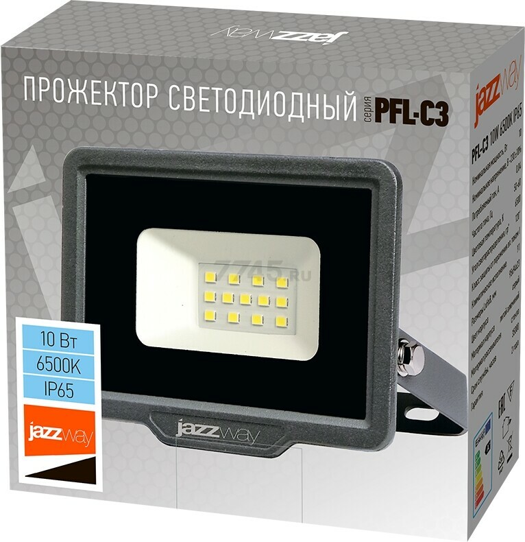 Прожектор светодиодный PFL-C3 10 Вт 6500K IP65 JAZZWAY (5023529A) - Фото 6
