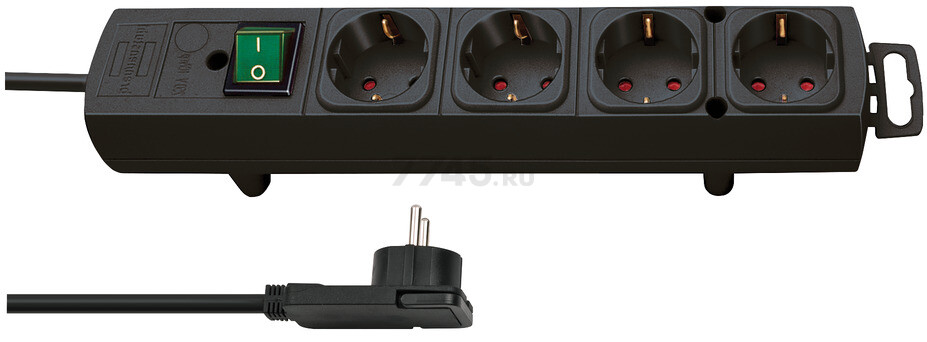 Удлинитель 2 м 4 розекти с заземлением BRENNENSTUHL Comfort-Line Plus (1153100100)