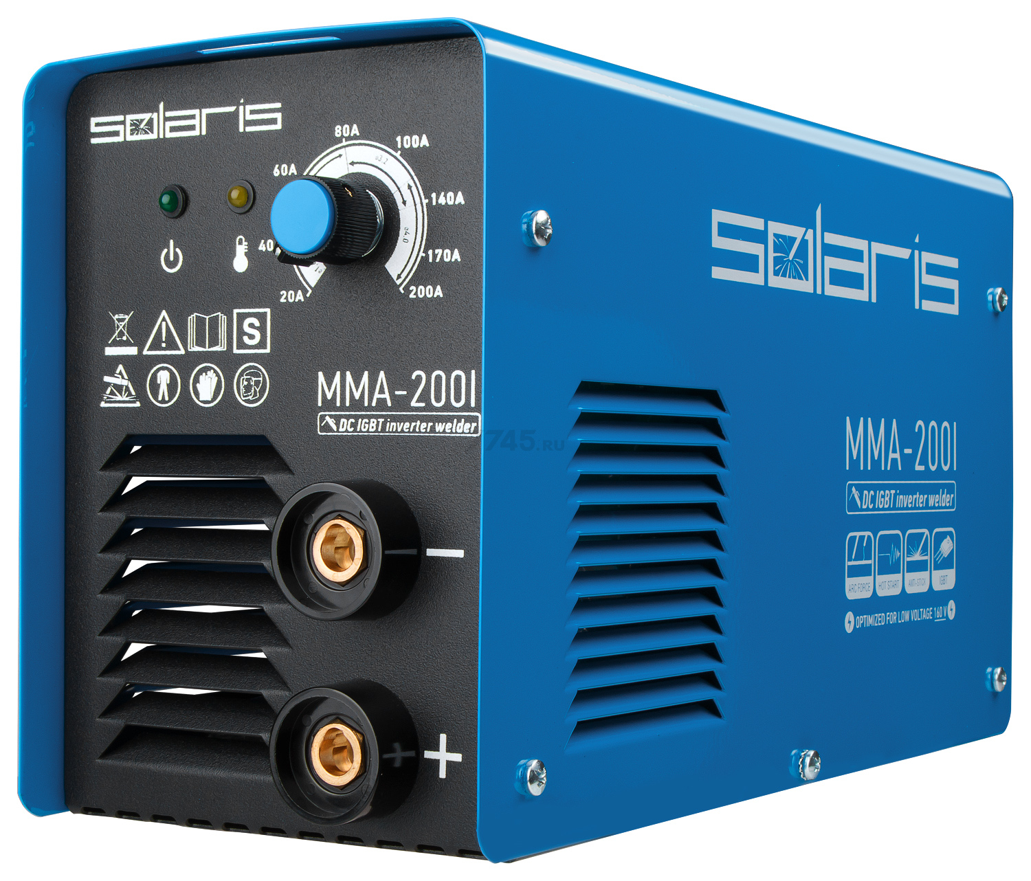 Инвертор сварочный SOLARIS MMA-200I - Фото 4