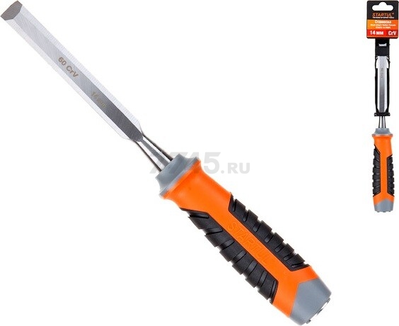 Стамеска плоская ударная 14 мм STARTUL PROFI (ST4075-14) - Фото 4